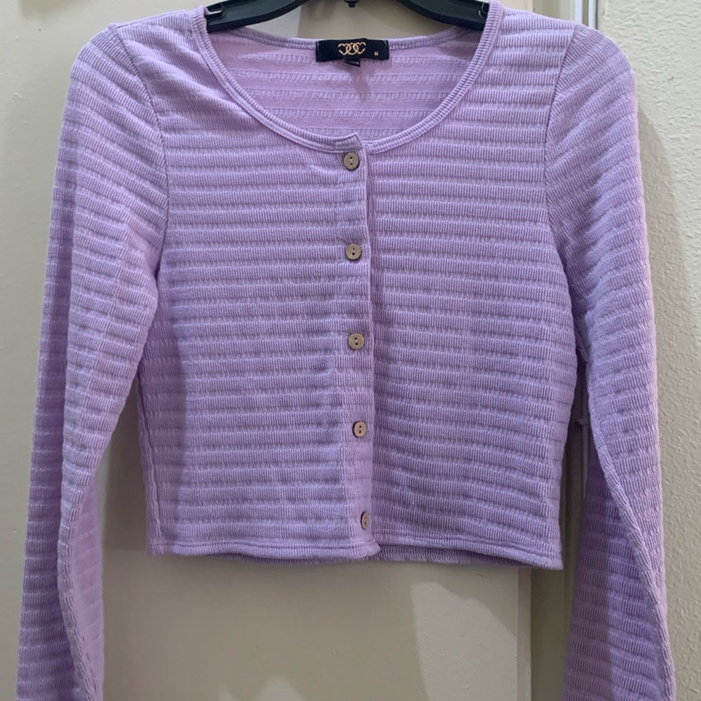 Women’s purple top